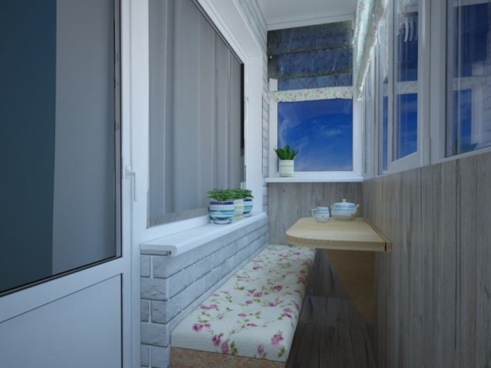 Дизайн маленького балкона: 100 фото-идей, правила обустройства