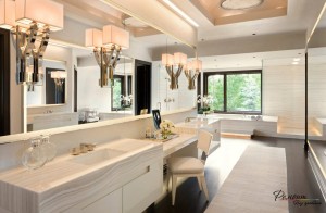 Декоративные светильники в ванной