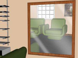 Зеркала визуально увеличивают пространство