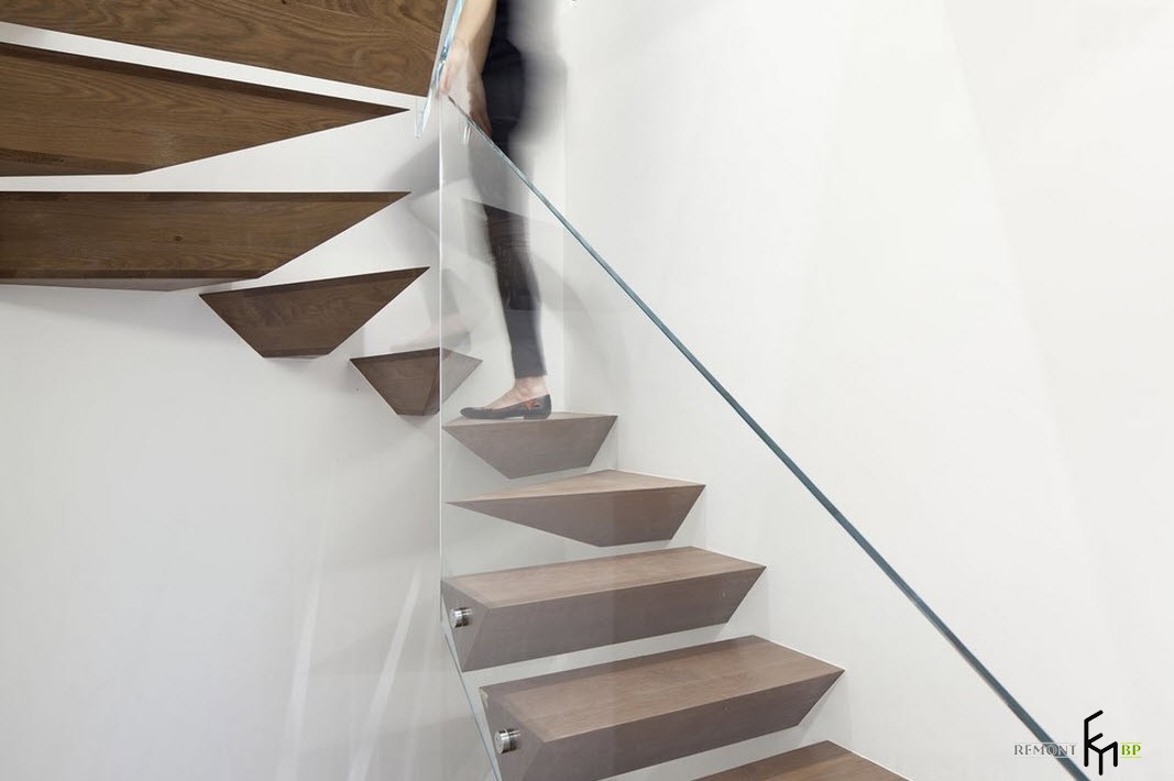 Винтовая лестница в стиле модерн
