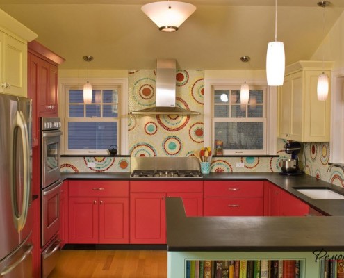 Мозаика на кухне: стильный интерьер и дизайн