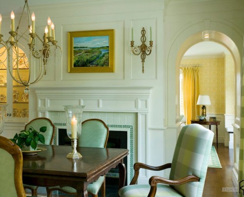 Гостиная с аркой