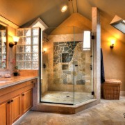 Декоративные элементы из стеклоблоков