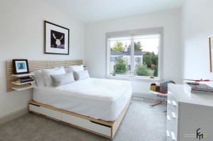 Белая спальня в стиле Минимализм