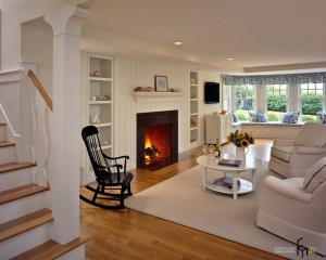 Камин в гостиной