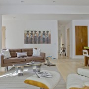 Эффектное оформление кухни-студии