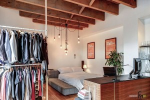 Потолок из балок