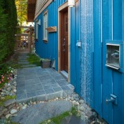 Синие стены дома