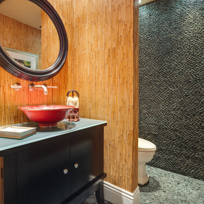 Стены в ванной: 35 лучших идей обустройства интерьера комнаты