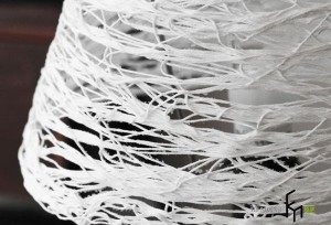 Абажур из ниток своими руками: третье фото