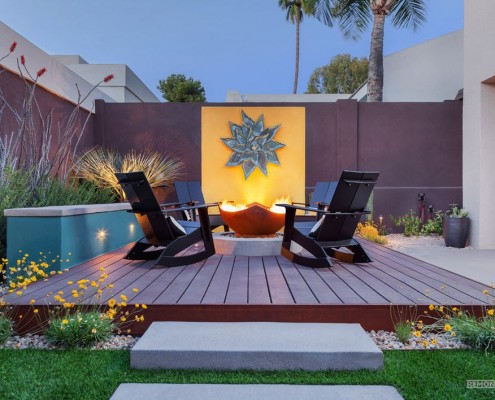 Подсветка зоны отдыха на приусадебном участке