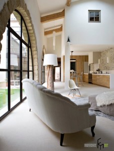 Кухня гостиная в доме в Италии