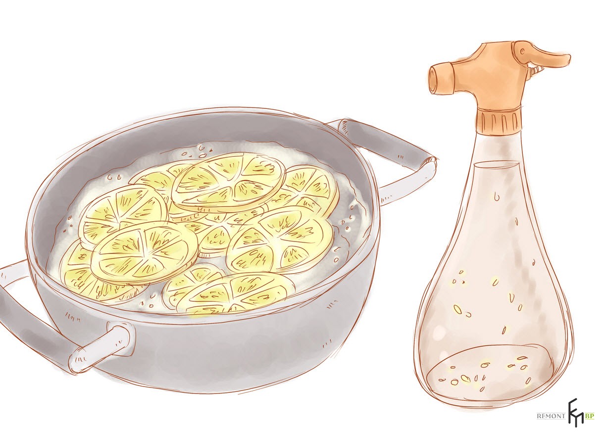 Спрей из сока лимона