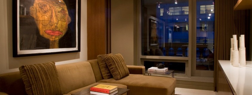 Угловой диван в кухне-гостиной