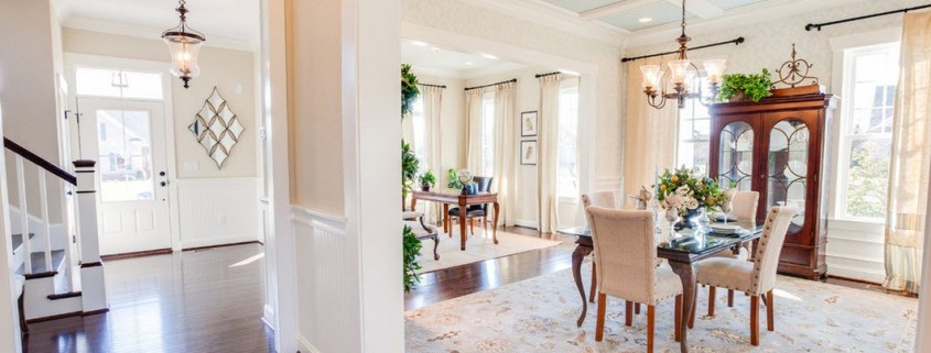 Классический стиль предполагает использование спокойных светлых тонов