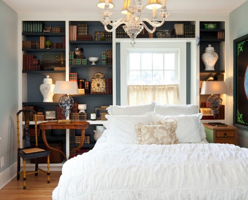 Вариант расположения кровати