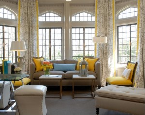 Шторы в восточном стиле с присущими ему орнаментами