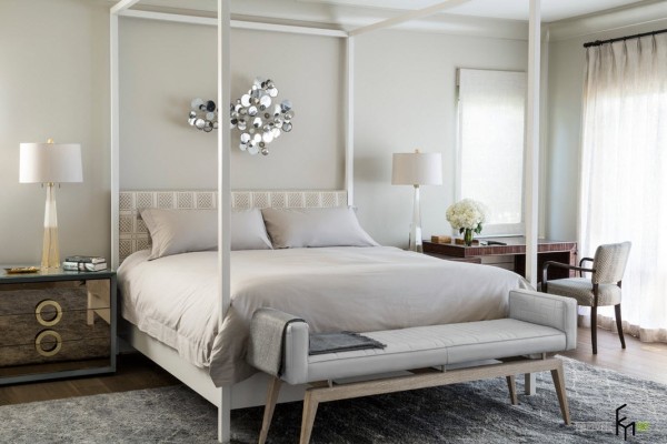 Современная классика в спальне