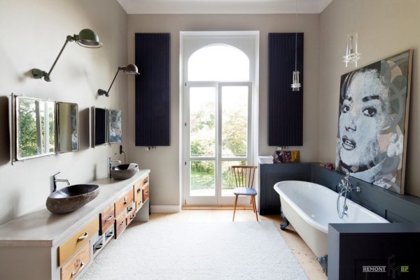 Ванная комната в стиле лофт