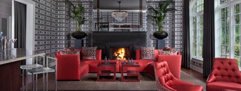 Обои для современной гостиной