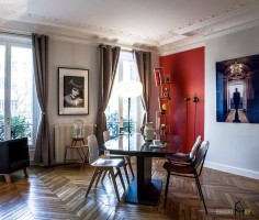 Колоритный дизайн парижской квартиры